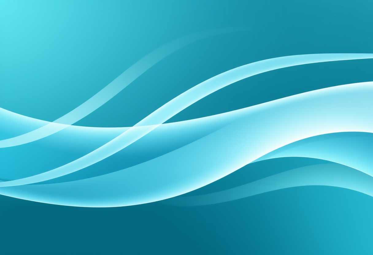 Flowing diagonal ribbons of light creating geometric patterns for mental agility and logical connections
