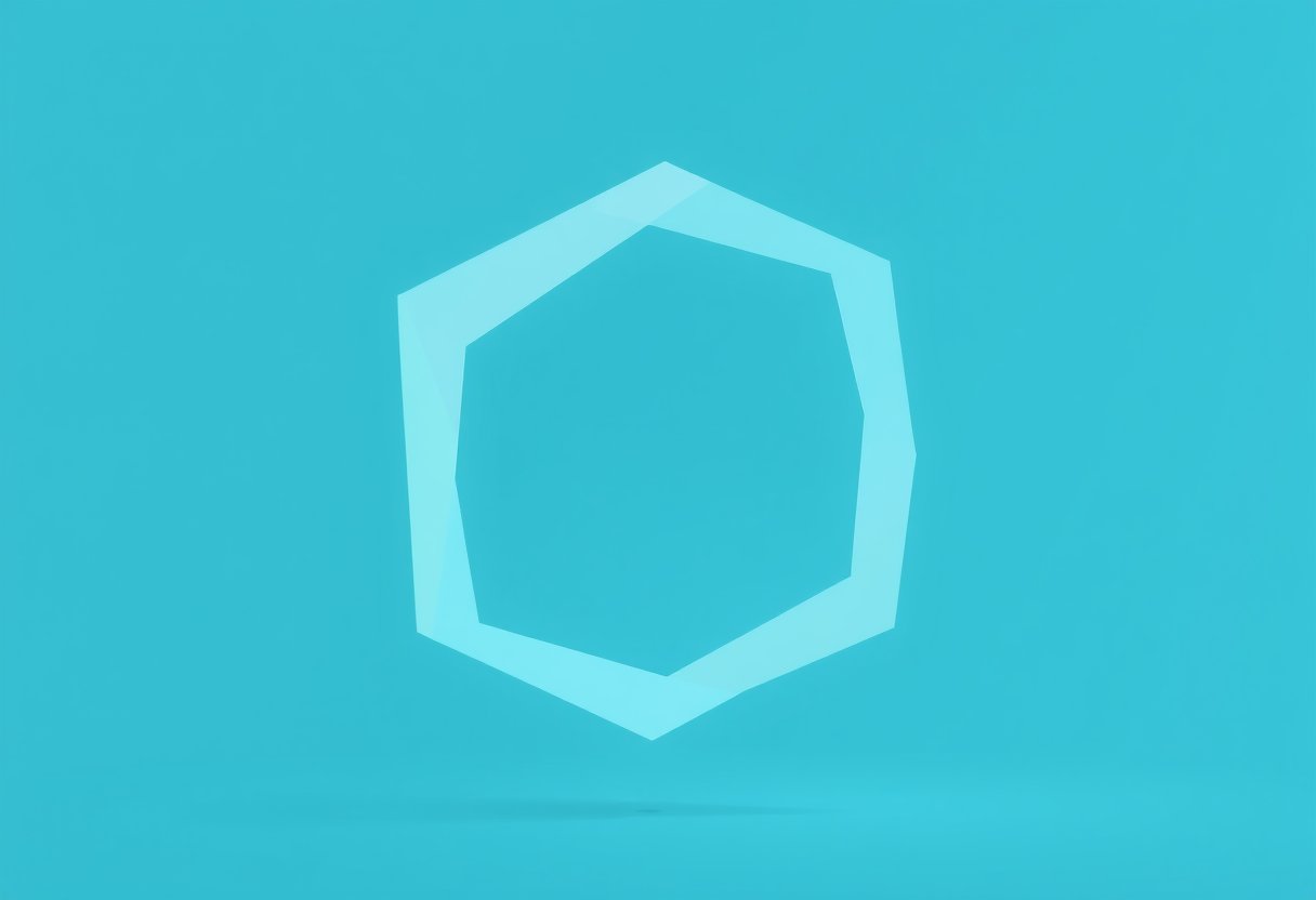 Floating geometric shards of soft pastel light interlace in a serene digital space to symbolize parallel constraints.